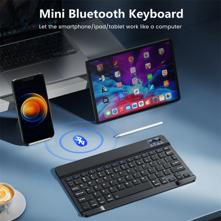 EMTRA Backlit Backlight Bluetooth Keyboard Mouse For IOS Android Windows For iPad Portuguese keyboard Spanish keyboard and Mouse
