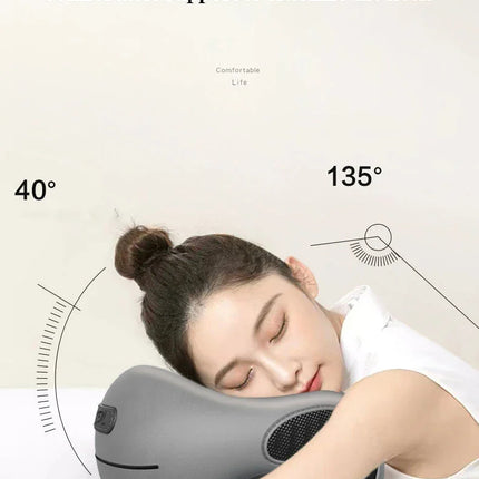 Multifunction U-Shaped Sponge Core Neck Pillow Slow Rebound Soft Travel Pillow For Sleeping Cervical Health Massage Nap Pillows
