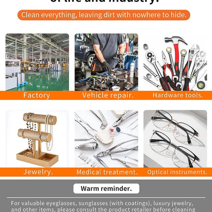 FanYing 30L 900W 600W Digital Ultrasonic Cleaner Heating Timer Ultrasonic Bath Laboratory Automotive Engine Large-Scale Cleaning