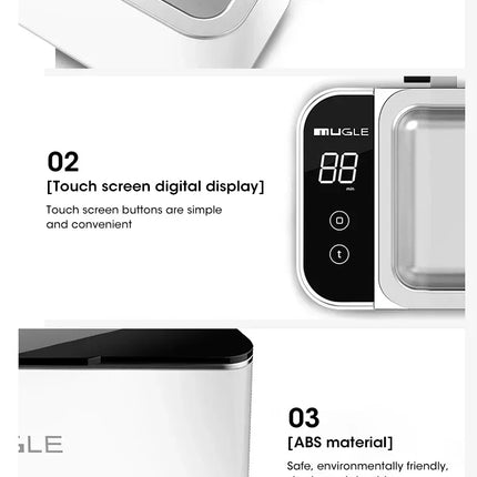 Ultrasound Washing Machine 50W Ultrasonic Glasses Jewelry Cleaner High frequency Glasses Ultrasound Washing Bath 500ML