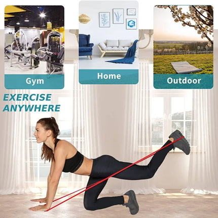 Resistance Band Set Pull Up Assistance Bands Stretch Band Resistance Heavy Workout Exercise for Physical Therapy Home Workouts