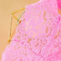 3PCS Lace Floral Women Panties Low Waist Breathable Briefs Female Thong Underwear M-2XL Solid Sexy G-String Transparent Panty