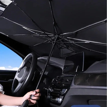 Car Sunshade Umbrella For Auto Shading Car Sun Shade Protector Parasol Summer Sun Interior Windshield Protection Curtain