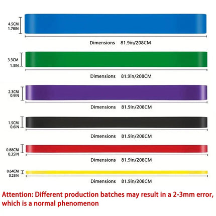Resistance Band Set Pull Up Assistance Bands Stretch Band Resistance Heavy Workout Exercise for Physical Therapy Home Workouts