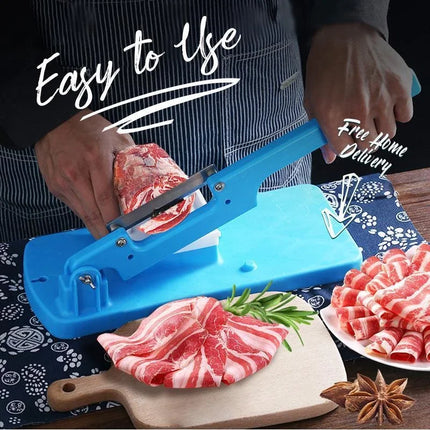 Multifunctional Table Slicer Frozen Meat Cutting Machine Beef Herb Mutton Rolls Cutter Fruit Vegetable Easy Slice Kitchen Tools