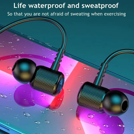 Magnetic Sport Neckband Neck-hanging TWS Earbuds with Mic