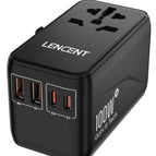 Black 100W GaN 2U2C / Universal Plug