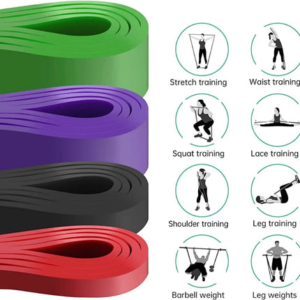 Resistance Band Set Pull Up Assistance Bands Stretch Band Resistance Heavy Workout Exercise for Physical Therapy Home Workouts