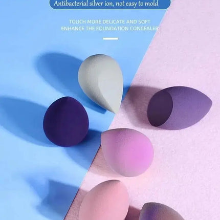 7PCS Canned Cosmetic Sponge Set Dry And Wet Liquid Foundation Powder Puff Professional Cosmetic Tools Make-up Artist