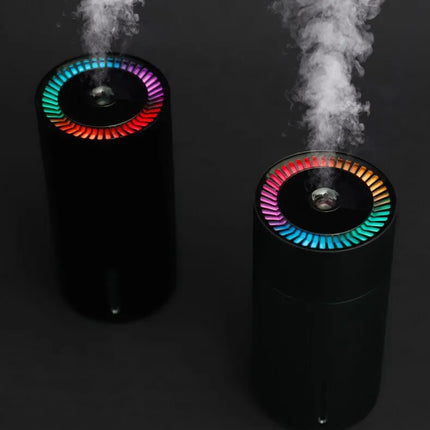 LED Light Aromatherapy Machine Humidifier Diffuser for Car Small Air Humidification Home and Bedroom Big Spray 260ml