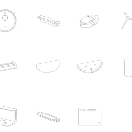 XIAOMI MIJIA 3C Enhanced Robot Vacuum Mop C103 Home Cleaner Sweeping Dragging Suction Floor Cleaning LDS Smart Planned App WiFi