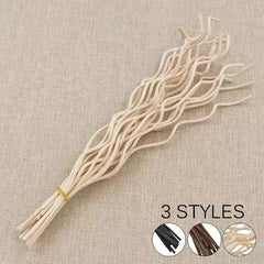 20Pcs Long Wavy Rattan Reed Diffuser Sticks Fragrance Diffuser Replacement Refill Air Freshener Home Fragrance Accessory
