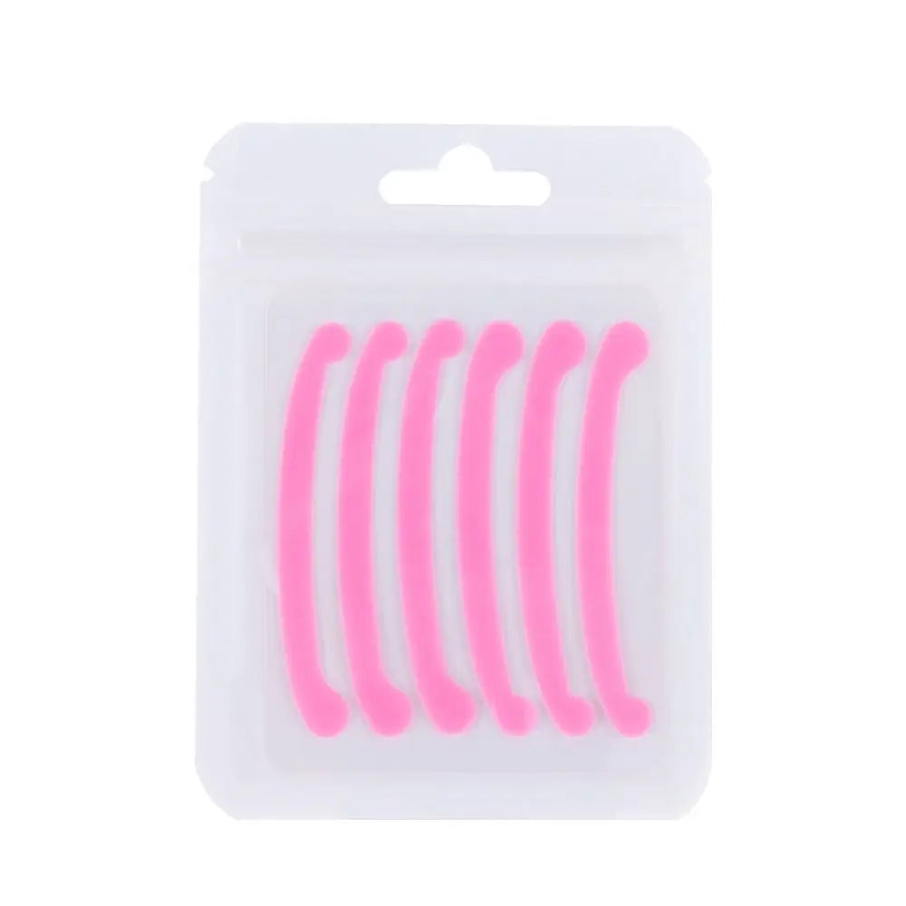 6Pcs Eyelashes Lifting Silicone Stripe Reusable Eye Lashes Lifting Curler Pad Perm Ribbon Eyelash Extension Supplies Makeup Tool