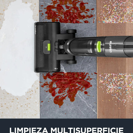 EUREKA NEW400 Cordless Wet Dry Cordless Vacuum Cleaner, Lightweight, Smart Cordless Vacuum Cleaner and Mop, Self-Cleaning