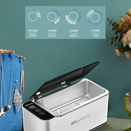 Ultrasound Washing Machine 50W Ultrasonic Glasses Jewelry Cleaner High frequency Glasses Ultrasound Washing Bath 500ML
