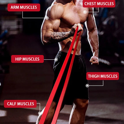 Resistance Band Set Pull Up Assistance Bands Stretch Band Resistance Heavy Workout Exercise for Physical Therapy Home Workouts