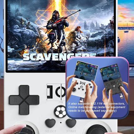 Open Source R36 PRO Retro Handheld Video Game Console Linux System 3.5 Inch IPS Screen Portable Pocket Video Player 128GB Games