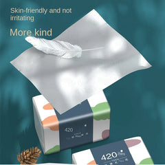 10 Packs Wholesale Eco Friendly Portable No Fluorescent Virgin Wooden Pulp Tissue Soft Comfortable 5 Ply Facial Tissue Paper