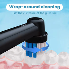 Replacement Toothbrush Heads Compatible with Oral B Braun Professional Electric Brush Heads 1000 1500 3000 6000 7000 7500 8000