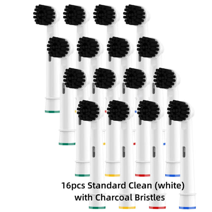 16/20PCS Brush Head nozzles for Oral B Electric Toothbrush Replacement Head Refill Sensitive Floss Cross Action for Oralb