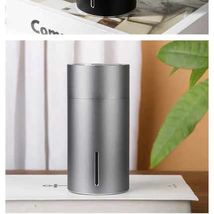 LED Light Aromatherapy Machine Humidifier Diffuser for Car Small Air Humidification Home and Bedroom Big Spray 260ml