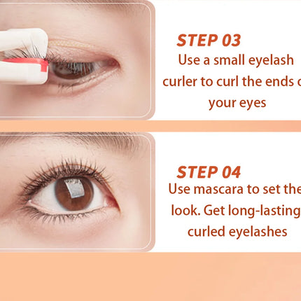 CALIYI Large Small Eyelash Curlers with Silicone Strips To Extend Curling Eyelashes and Make-up Tools For Big Eyes For Makeup