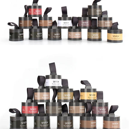 Sevich Waterproof Beard Filler Beard Hair Shadow Powder Root Cover Up Concealer Fill In Thinning Instantly Modify Fluffy Powder