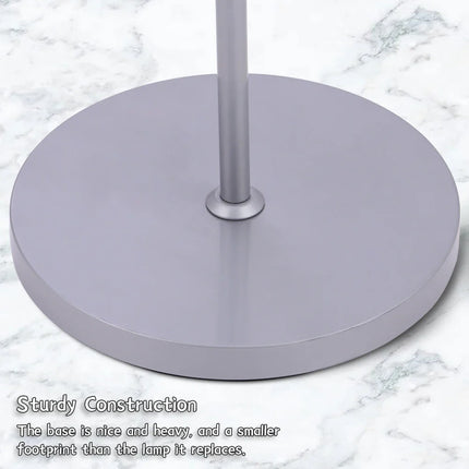 KOMORE Modern 2 Head Standing Floor Lamp Adjustable Lamp Heads 180cm Bronze&Grey  for Living Room, Office, Bedroom, Hallway