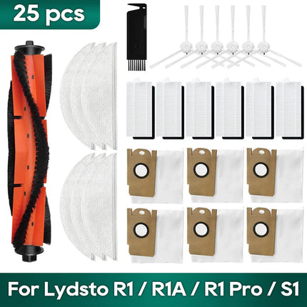 Fit For Xiaomi Lydsto R1 /R1A /R1 Pro /S1 /L1 Replacement Accessories Spare Part Main Side Brush Hepa Filter Mop Dust Bag