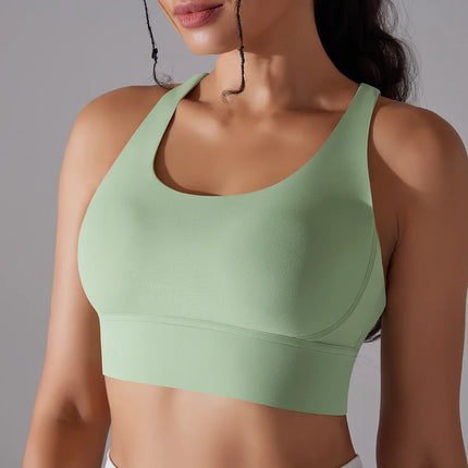 Women Yoga BraTank Tops for Fitness Naked Feel Sport Bra Gym Vest Women Camisole Workout Underwear Sportswear Outfit