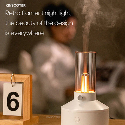 KINSCOTER Aromatherapy Essential Oil Fragrance Diffuser, Electric USB Aroma Diffuser, Mini Bedroom Ultrasonic Air Humidifier