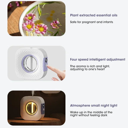 Mini Aroma Diffuser USB Plant Essential Oil Diffuser Home Car Aromatherapy Machine Toilet Office Air Purification Nebulizer