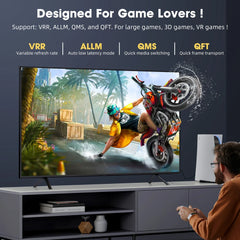 HDMI2.1 Cable Copper Wire Core Cable 8K@60Hz HDR 4K@240/160/144/120/60Hz UHD Ultra High Definition Video Cable 5m for Laptop TV