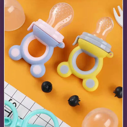Baby Teether Nipple Fruit Food Feeder For New BornSilicona Teethers Fresh Food Nibbler Pacifier Clip Baby Accessories BPA Free