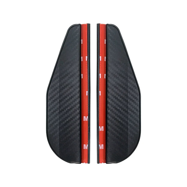 2PCS Car Rearview Mirror Rain Eyebrow Carbon Fiber Rain Shield Sun Shade Clear Vision Protector for Auto Mirror Accessories