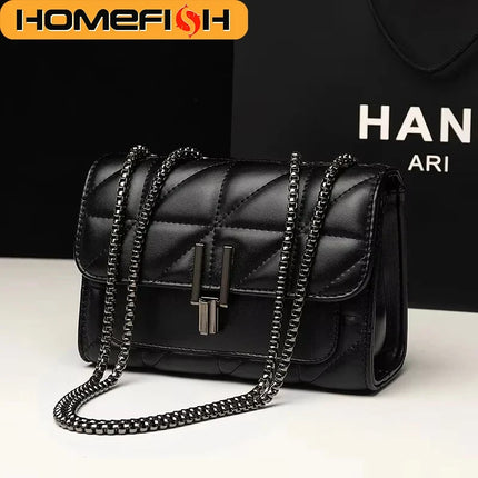 Lingge bag, chain bag, single shoulder bag, diagonal cross style crossbody bag for women