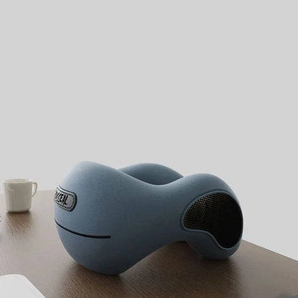 Multifunction U-Shaped Sponge Core Neck Pillow Slow Rebound Soft Travel Pillow For Sleeping Cervical Health Massage Nap Pillows