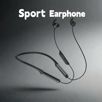 Magnetic sports wireless neckband with dual battery