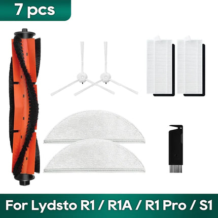 Fit For Xiaomi Lydsto R1 /R1A /R1 Pro /S1 /L1 Replacement Accessories Spare Part Main Side Brush Hepa Filter Mop Dust Bag