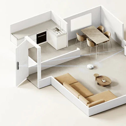 XIAOMI MIJIA 3C Enhanced Robot Vacuum Mop C103 Home Cleaner Sweeping Dragging Suction Floor Cleaning LDS Smart Planned App WiFi