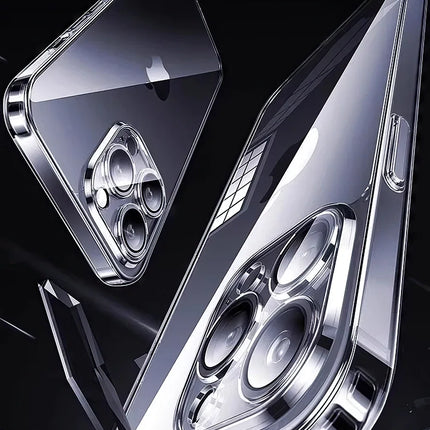 Joyroom Case For iPhone 16 15 14 13 Pro Max Anti-drop Transparent Cover For iPhone 16 Pro Max Soft TPU Case With Len Protection