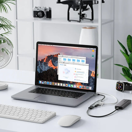 Lemorele 120cm 4Ports USB HUB OTG USB A 3.0 Adapter Multi Splitter Adapter Laptop Accessories For Xiaomi Lenovo Macbook Pro