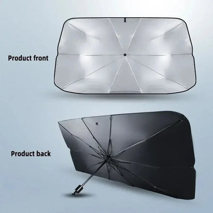 Car Sunshade Umbrella For Auto Shading Car Sun Shade Protector Parasol Summer Sun Interior Windshield Protection Curtain
