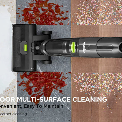 EUREKA NEW400 Cordless Wet Dry Cordless Vacuum Cleaner, Lightweight, Smart Cordless Vacuum Cleaner and Mop, Self-Cleaning