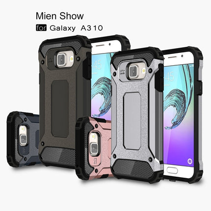 Funda combinada de TPU + PC resistente a la intemperie para Galaxy A3 (2016) / A310, para Galaxy A3 (2016) / A310
