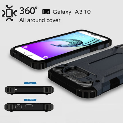 Funda combinada de TPU + PC resistente a la intemperie para Galaxy A3 (2016) / A310, para Galaxy A3 (2016) / A310