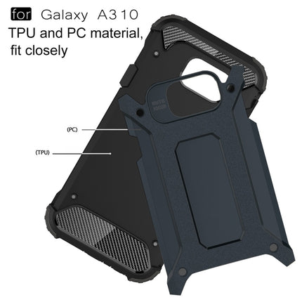 Funda combinada de TPU + PC resistente a la intemperie para Galaxy A3 (2016) / A310, para Galaxy A3 (2016) / A310