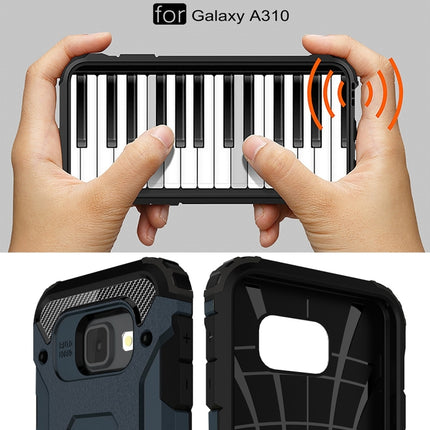 Funda combinada de TPU + PC resistente a la intemperie para Galaxy A3 (2016) / A310, para Galaxy A3 (2016) / A310