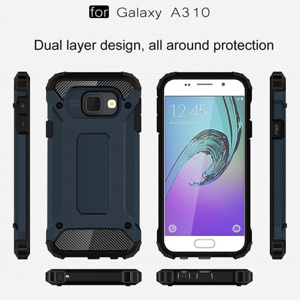 Funda combinada de TPU + PC resistente a la intemperie para Galaxy A3 (2016) / A310, para Galaxy A3 (2016) / A310
