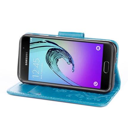 For Galaxy A5 (2017) / A520 Butterflies Love Flowers Embossing Horizontal Flip Leather Case with Holder & Card Slots & Wallet & Lanyard